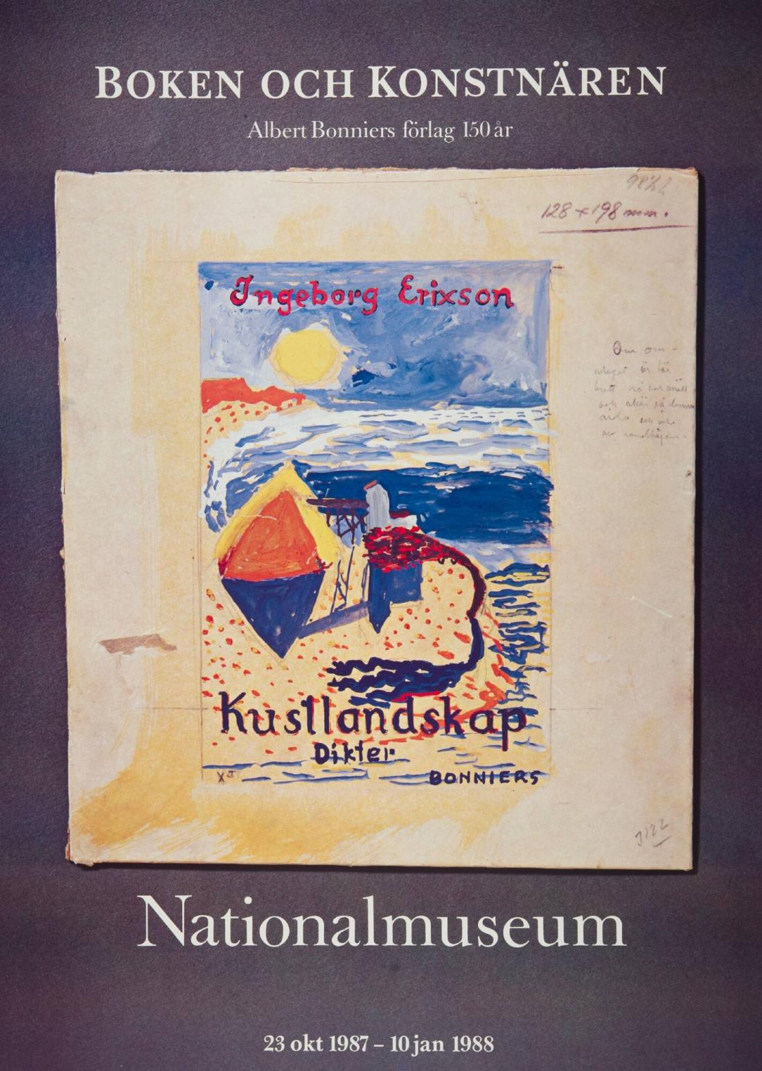 Boken och konstnären - Albert Bonniers Förlag 150 år. Nationalmuseum