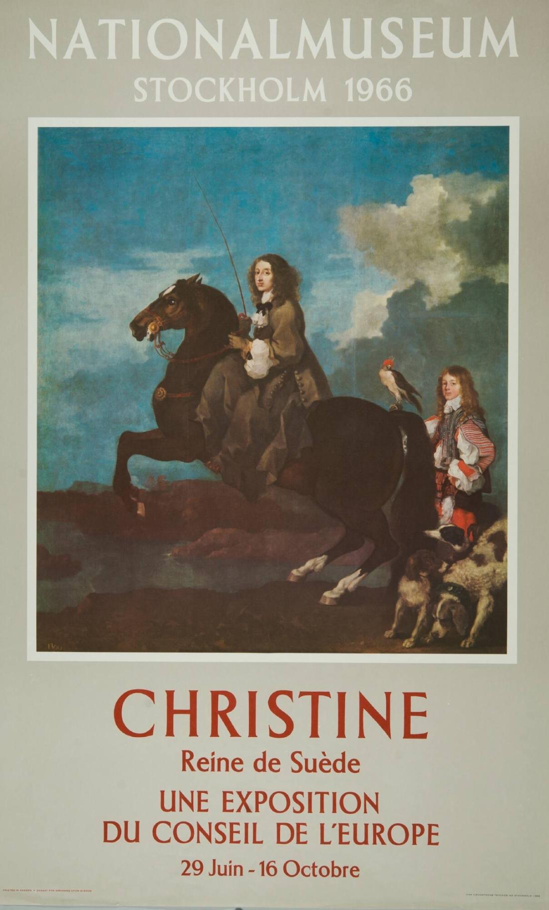 Nationalmuseum Stockholm 1966 - Christine. Reine de Suède