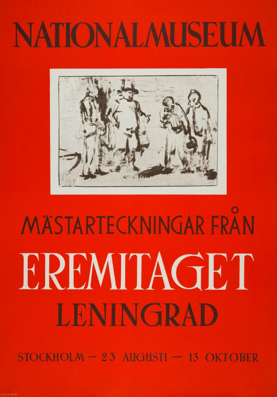 Nationalmuseum - Mästarteckningar från  Eremitaget, Leningrad