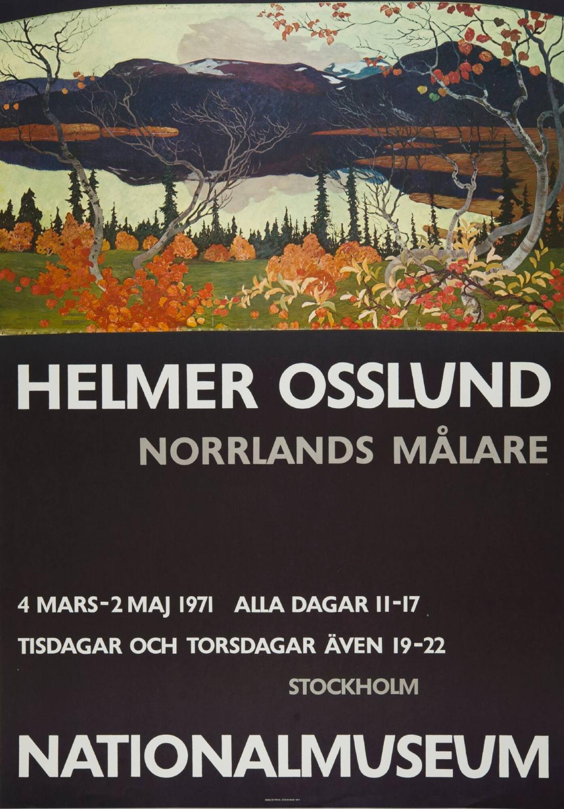 Helmer Osslund - Norrlands målare - Nationalmuseum