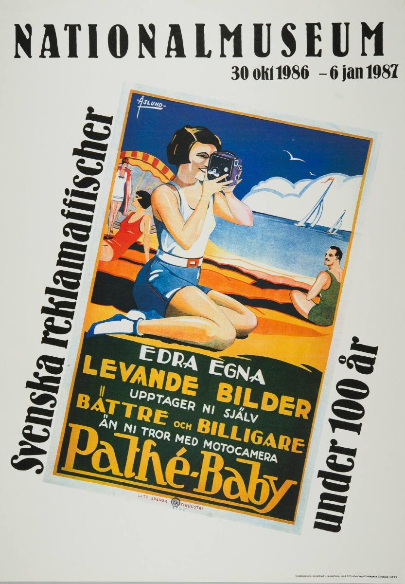 Svenska reklamaffischer under 100 år. Nationalmuseum