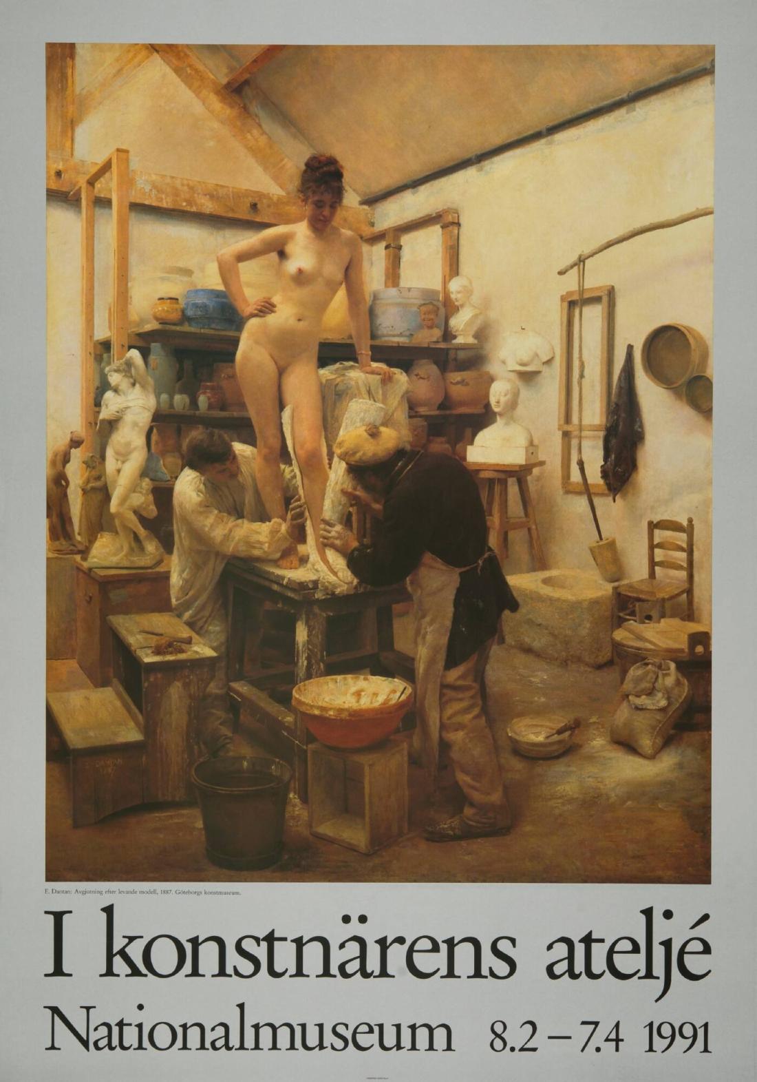 I konstnärens ateljé.  Nationalmuseum