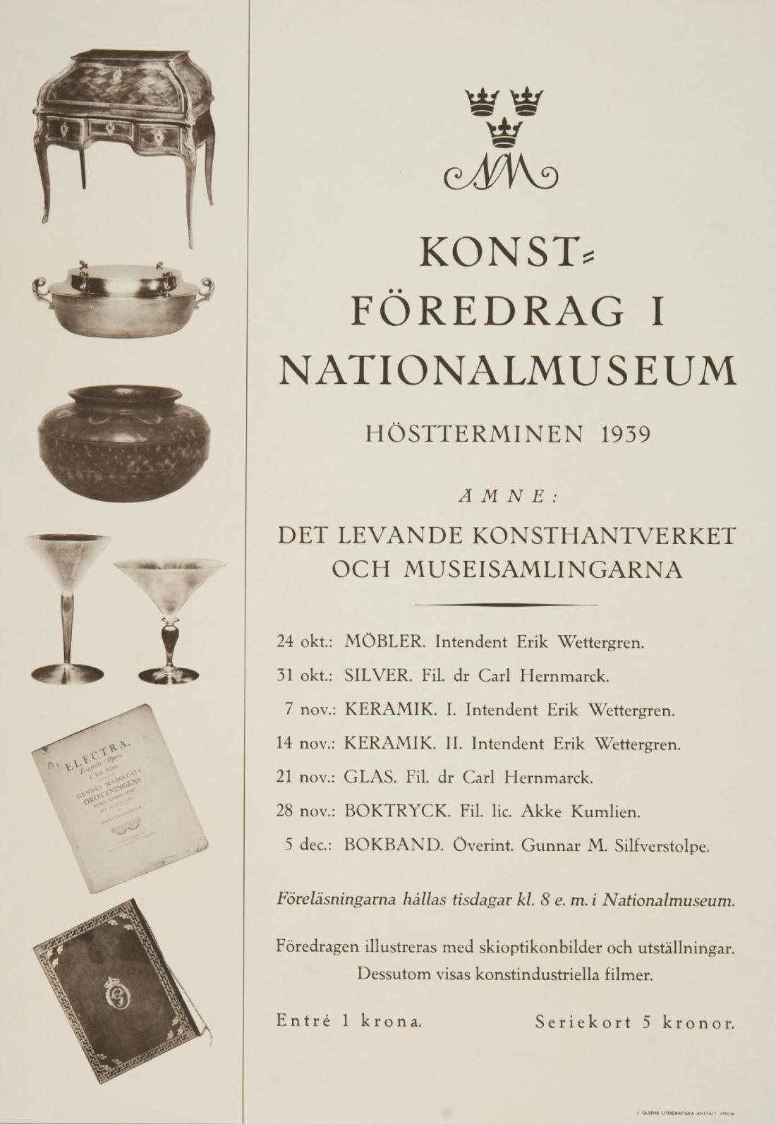 Konstföredrag i Nationalmuseum