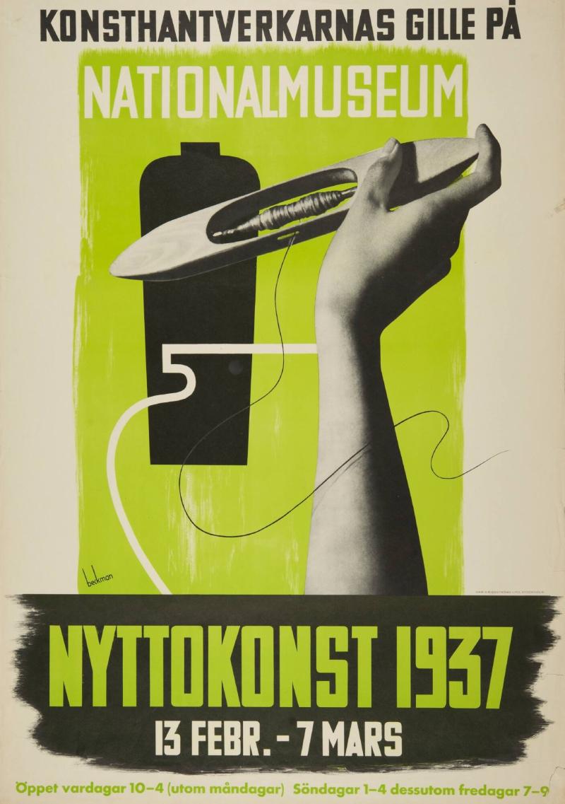 Konsthantverkarnas gille på Nationalmuseum, Nyttokonst 1937