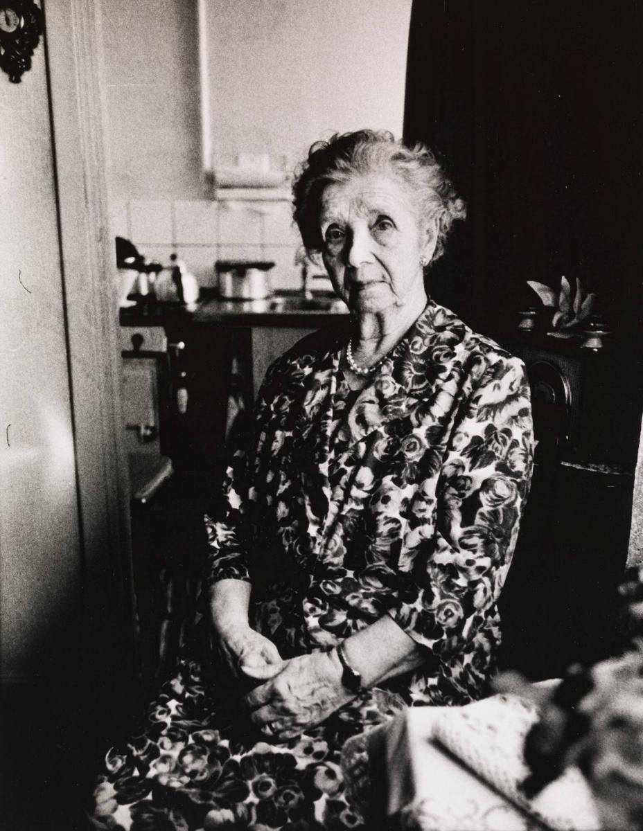 Signe Susanna Lovisa Karlsson, Andersson, Pettersson, Svensson. Född 1883 död 1972. Stockholm 1968