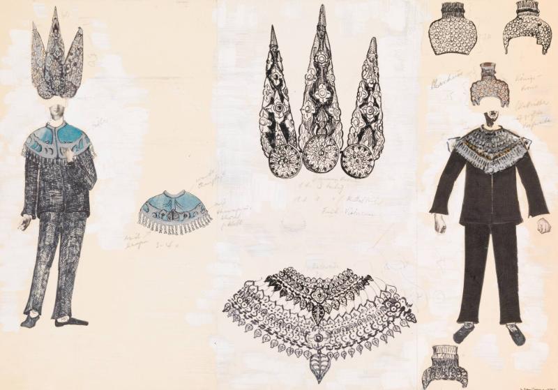 Utan titel (skiss till scenografi)