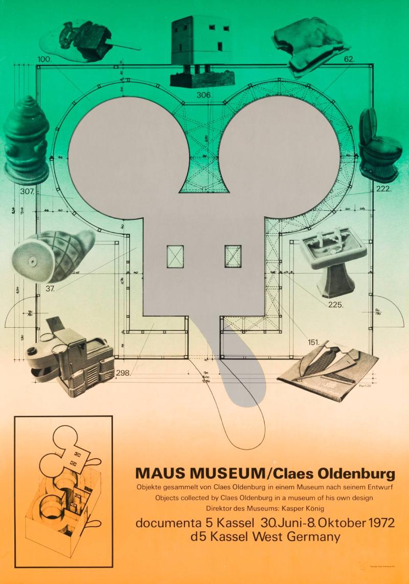 Maus Museum/Claes Oldenburg. Dokumenta 5, Kassel