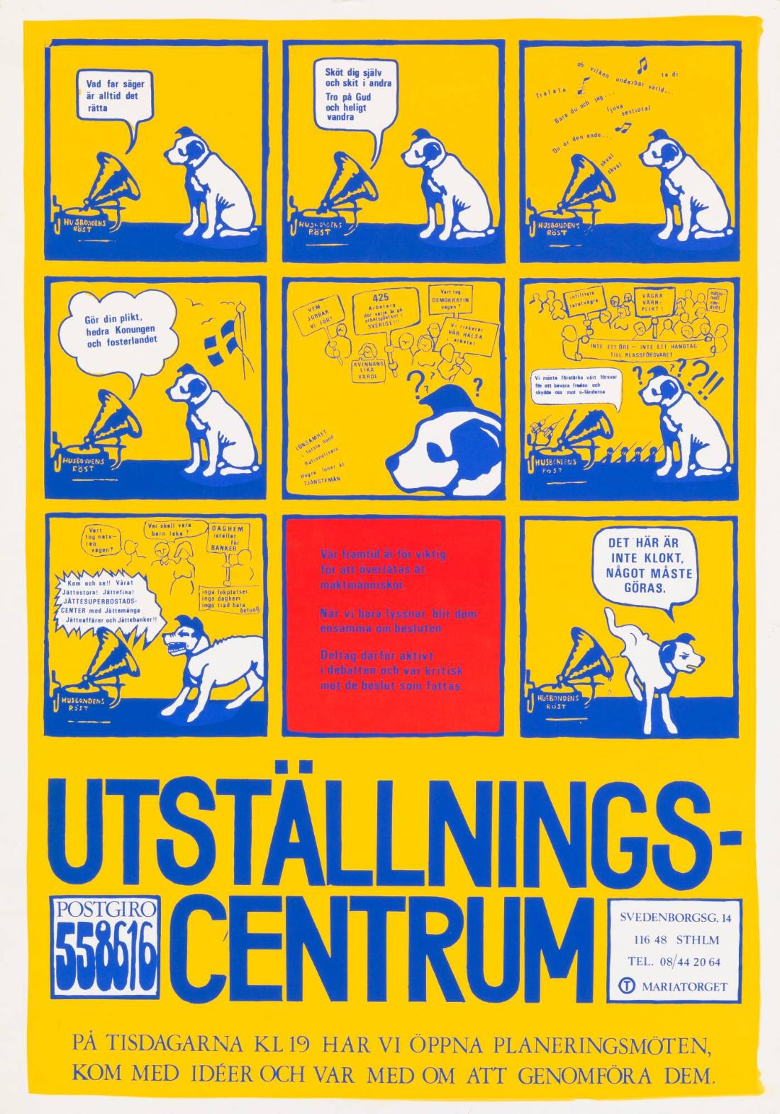 Utställningscentrum. Kom med idéer och var med om att genomföra dem