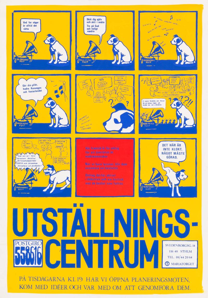 Utställningscentrum. Kom med idéer och var med om att genomföra dem