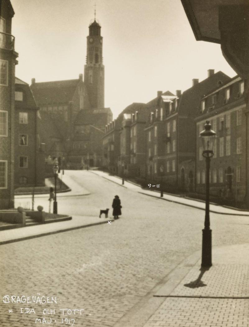 Bragevägen. Ida och Tom, maj 1917