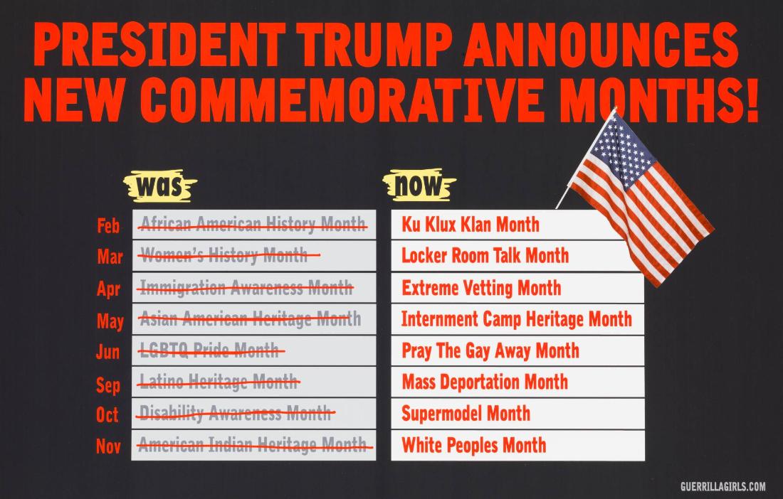 Trump Announces New Commemorative Months