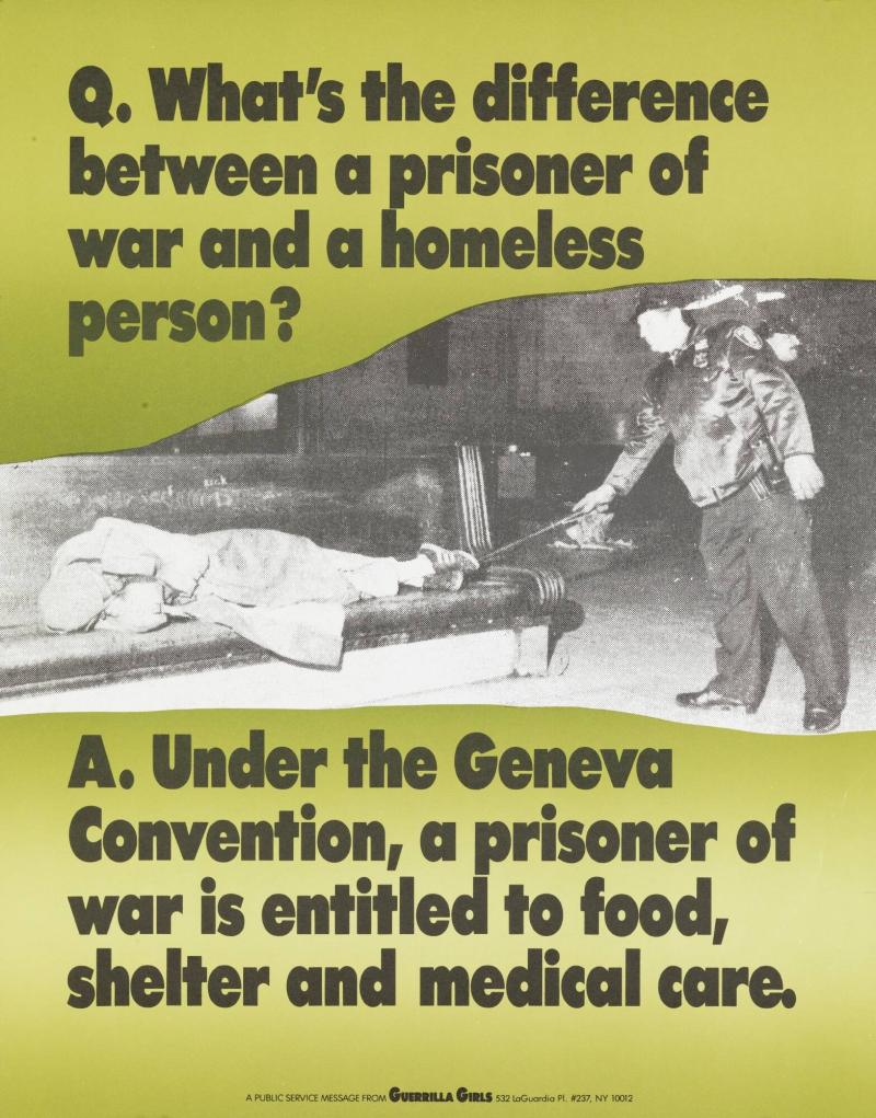 What's the Difference Between a Prisoner of War and a Homeless Person?