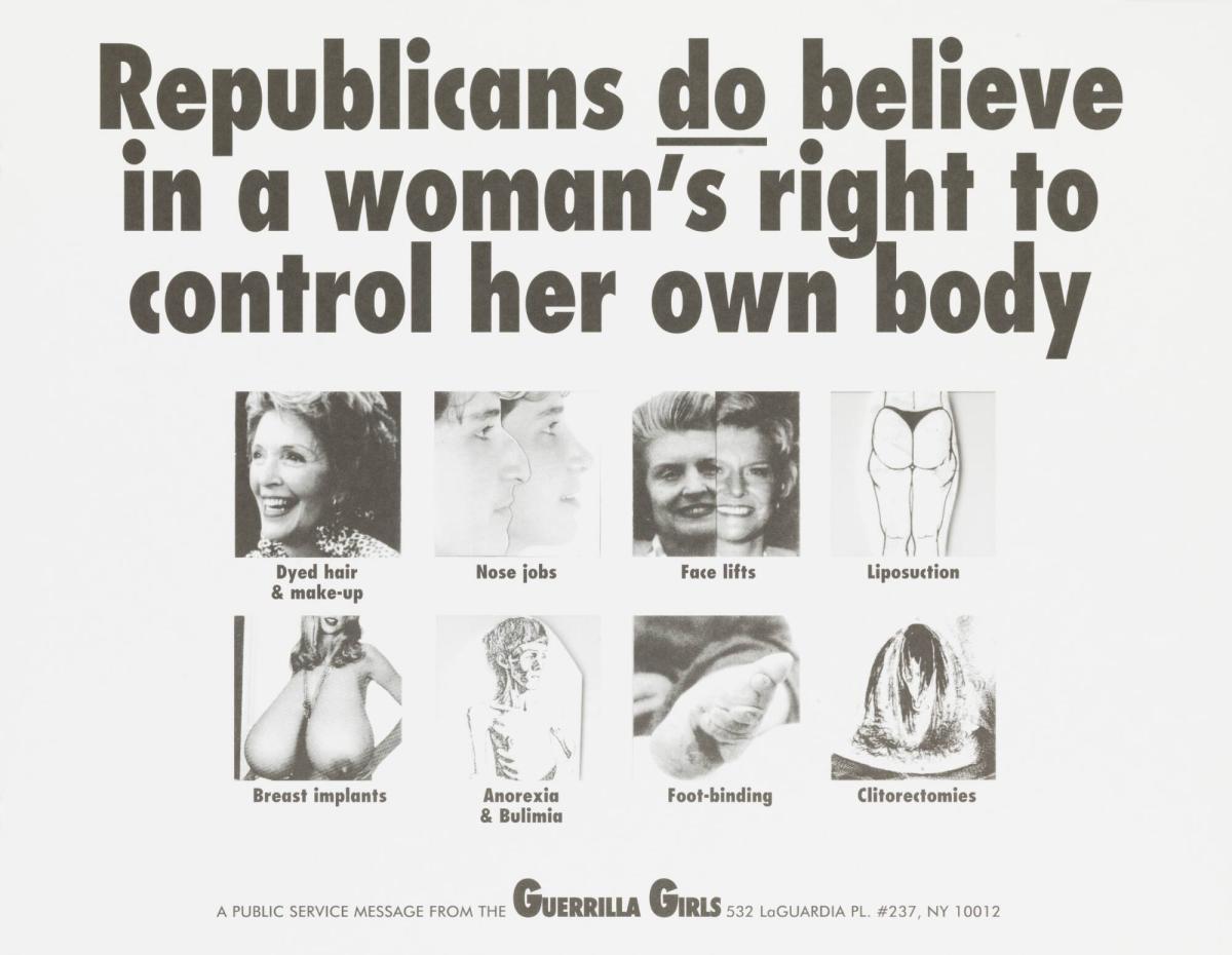Republicans Do Believe in a Woman's Right to Control Her Own Body