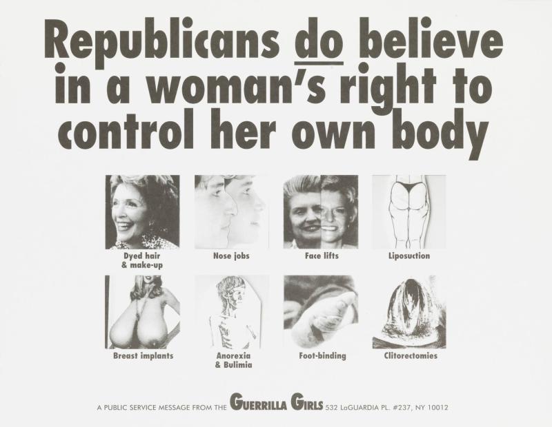Republicans Do Believe in a Woman's Right to Control Her Own Body