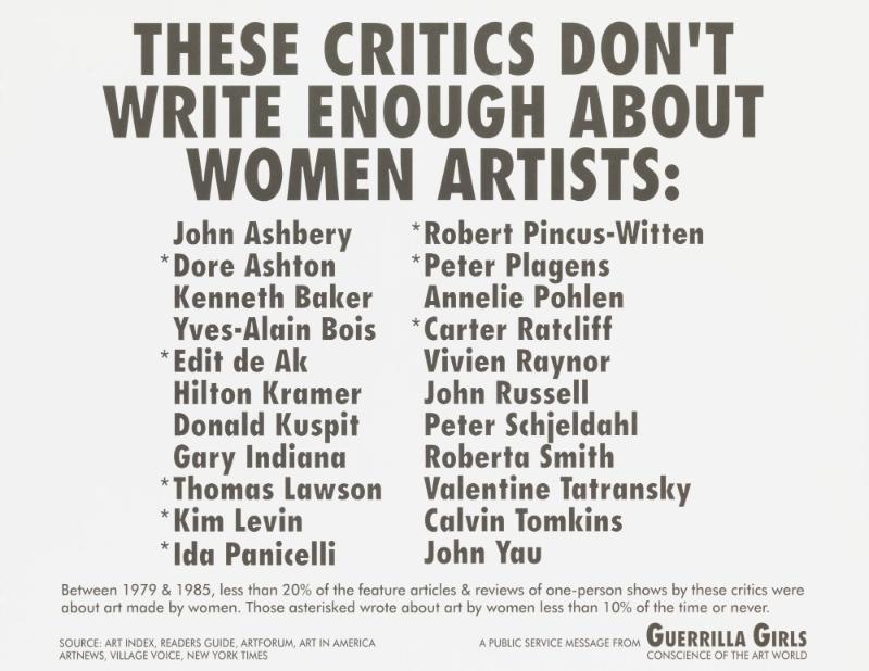 These Critics Don't Write Enough About Women Artists