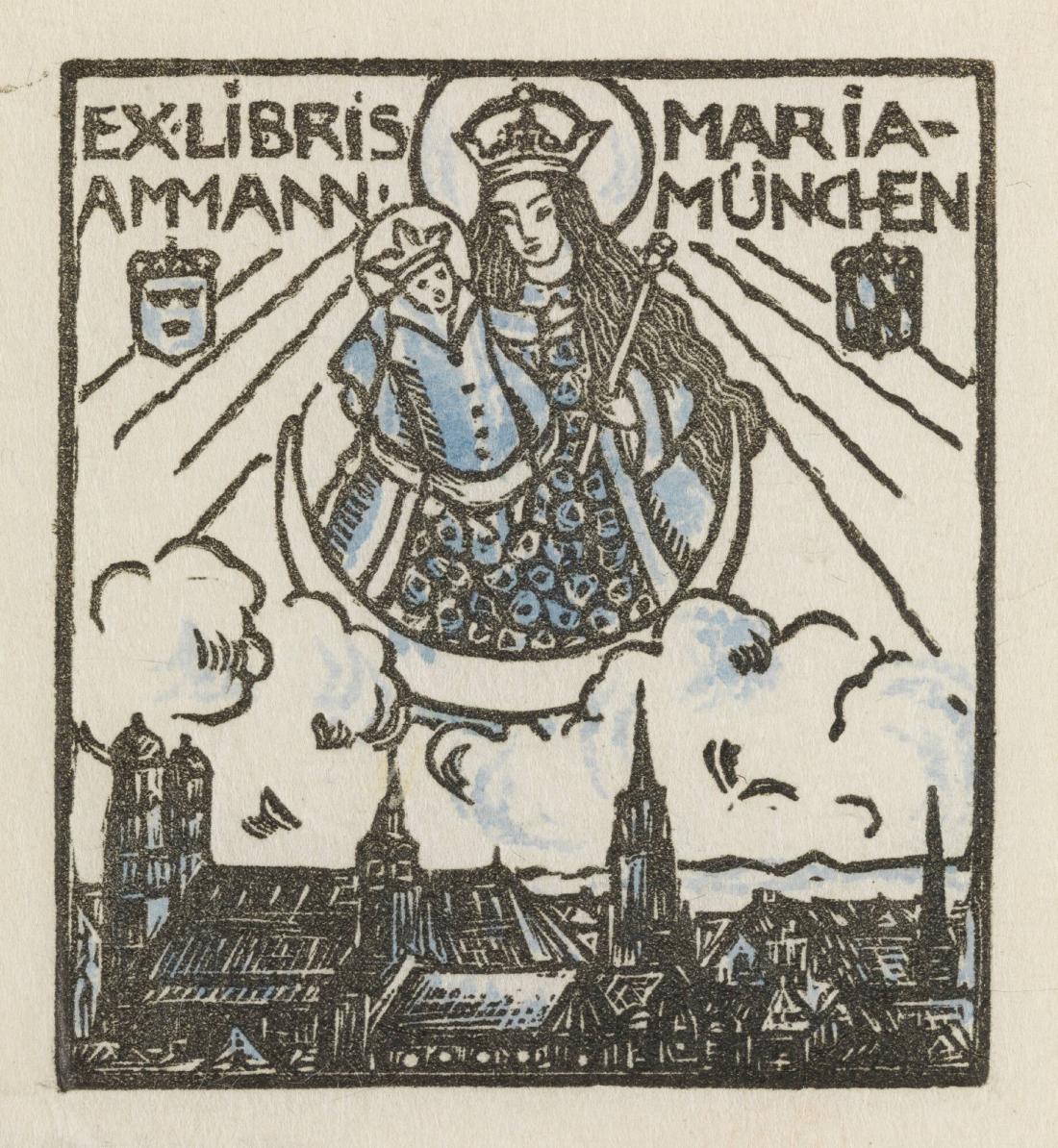 Exlibris Maria Amman, München