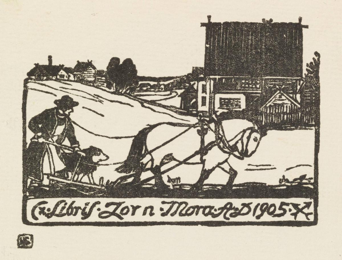 Exlibris Zorn Mora AD