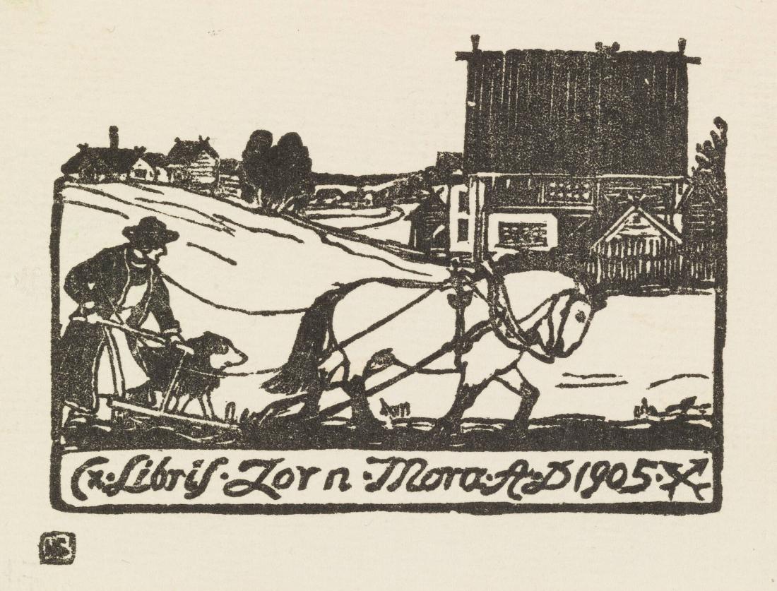 Exlibris Zorn Mora AD