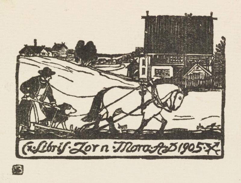 Exlibris Zorn Mora AD