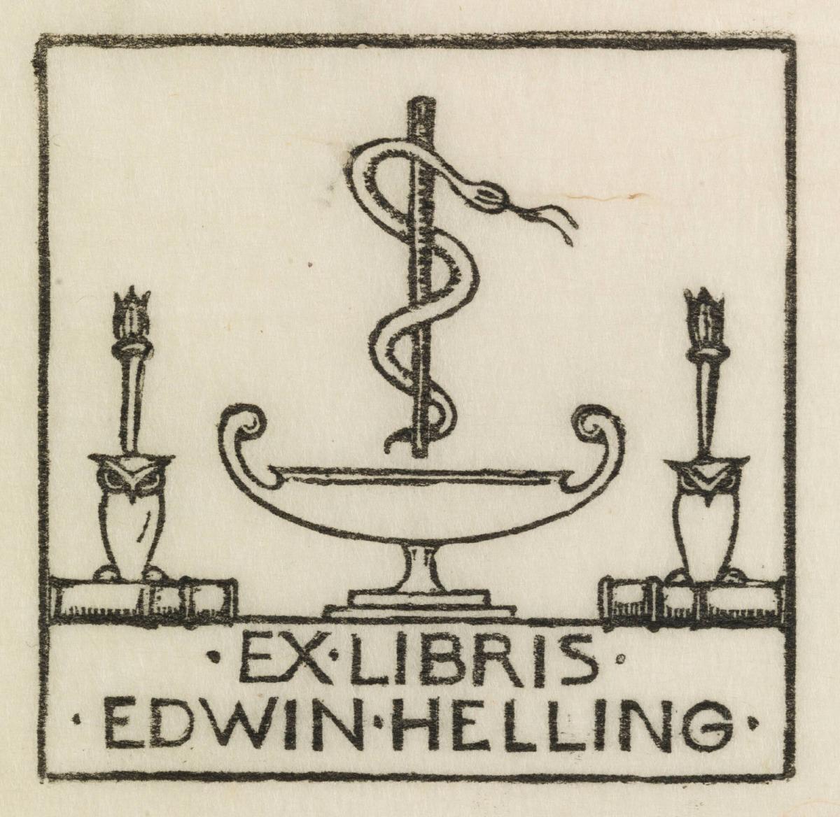 Exlibris Edwin Helling
