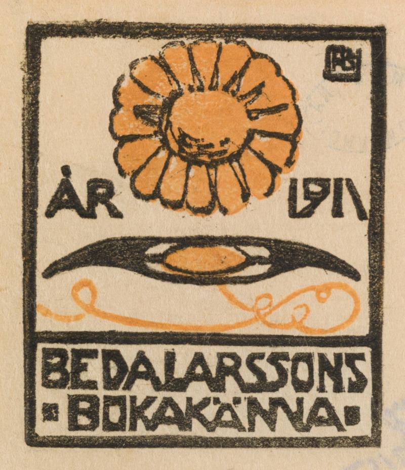 Exlibris - Beda Larssons bokkänna