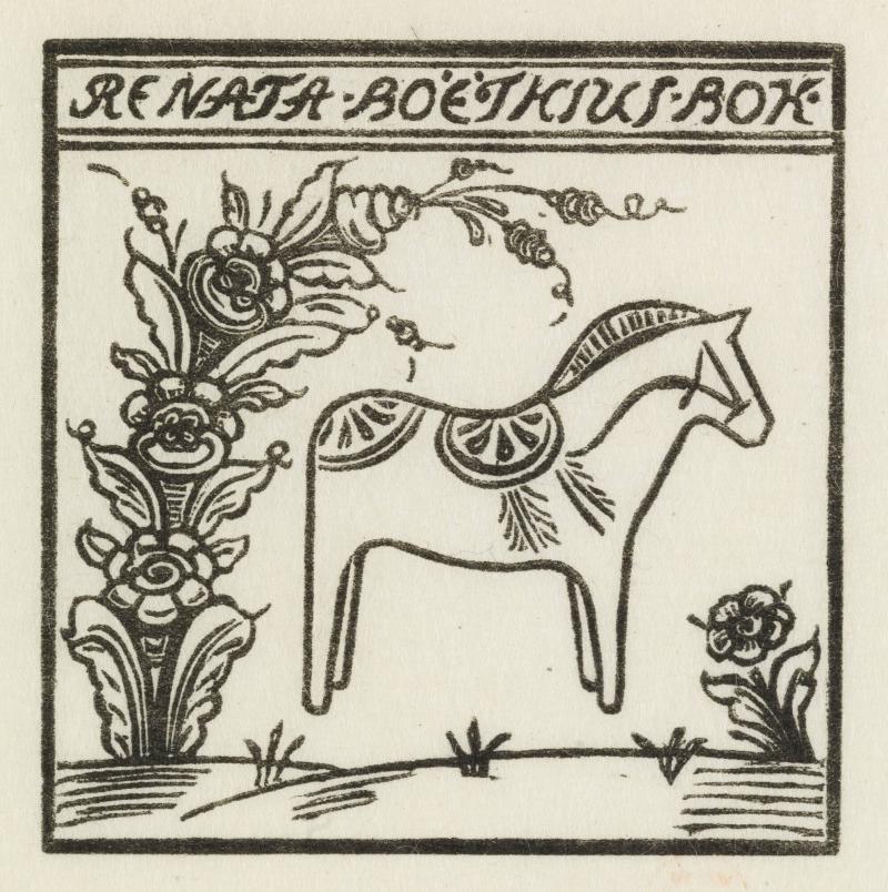 Exlibris: Renata Boethius Bok