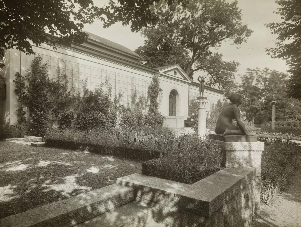 Prins Eugens slott på Valdemarsudde. Konstgalleriet, södra fasaden