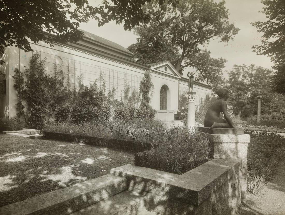 Prins Eugens slott på Valdemarsudde. Konstgalleriet, södra fasaden