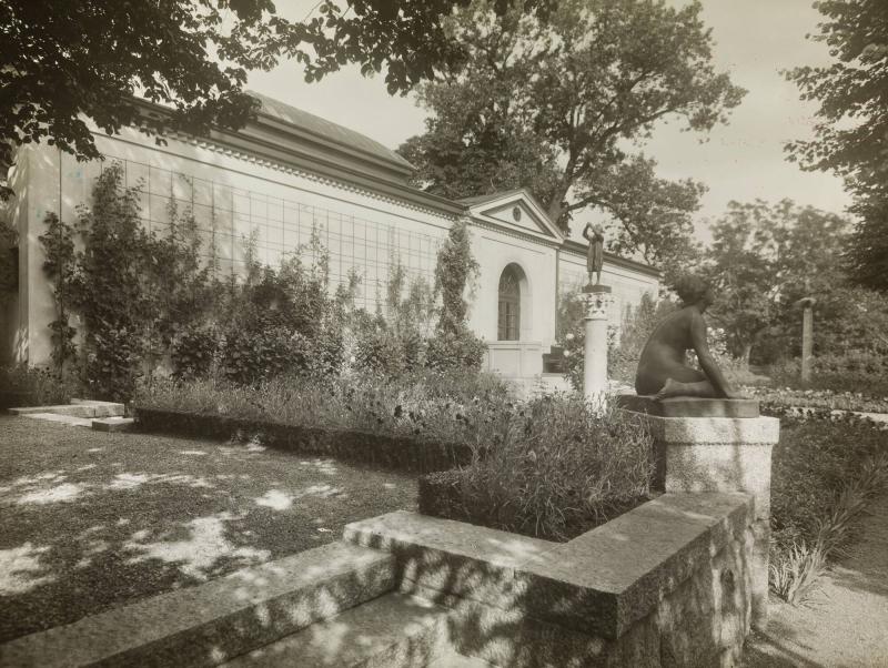 Prins Eugens slott på Valdemarsudde. Konstgalleriet, södra fasaden