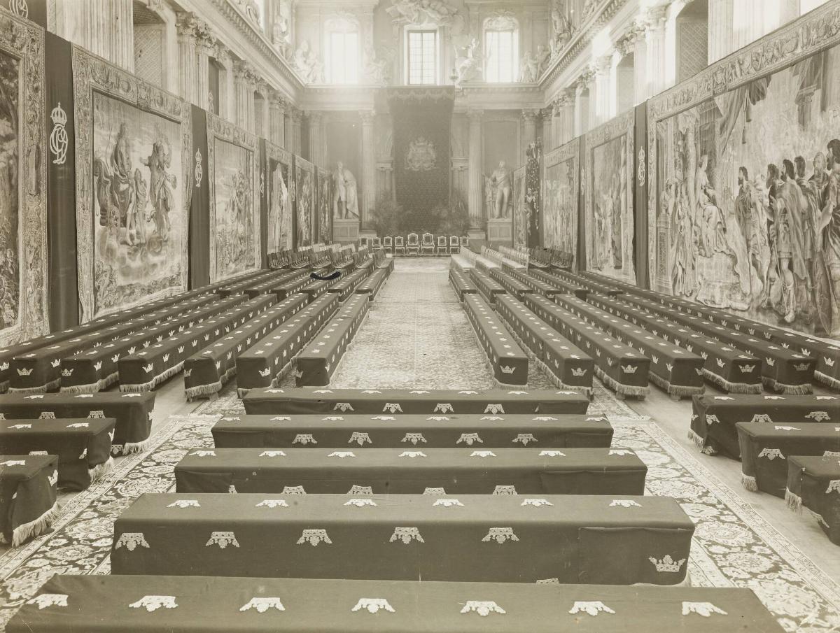 Stockholms slott. Rikssalen