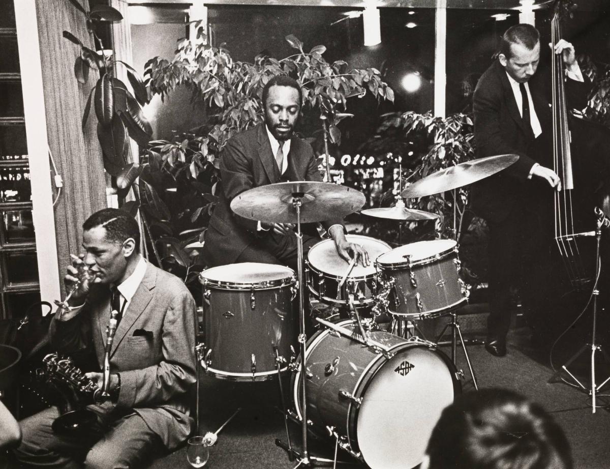 Dexter Gordon, Al Tootie Heath, Roman Dylaq (?) Gyllene Cirkeln