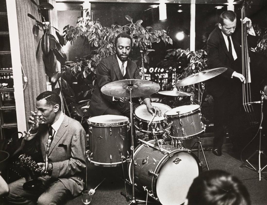 Dexter Gordon, Al Tootie Heath, Roman Dylaq (?) Gyllene Cirkeln