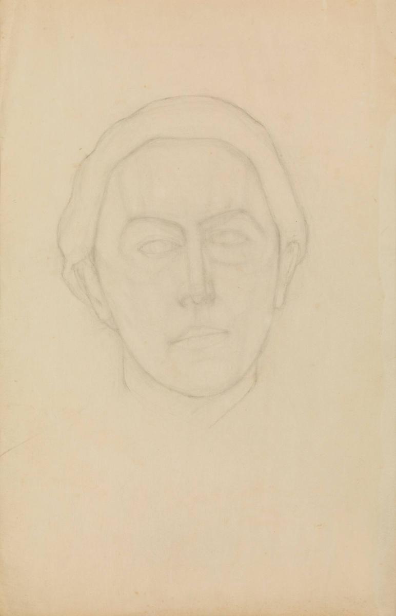 Porträtt av André Breton