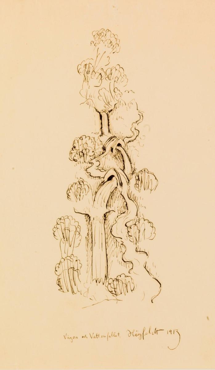 Vägen till vattenfallet (1913)