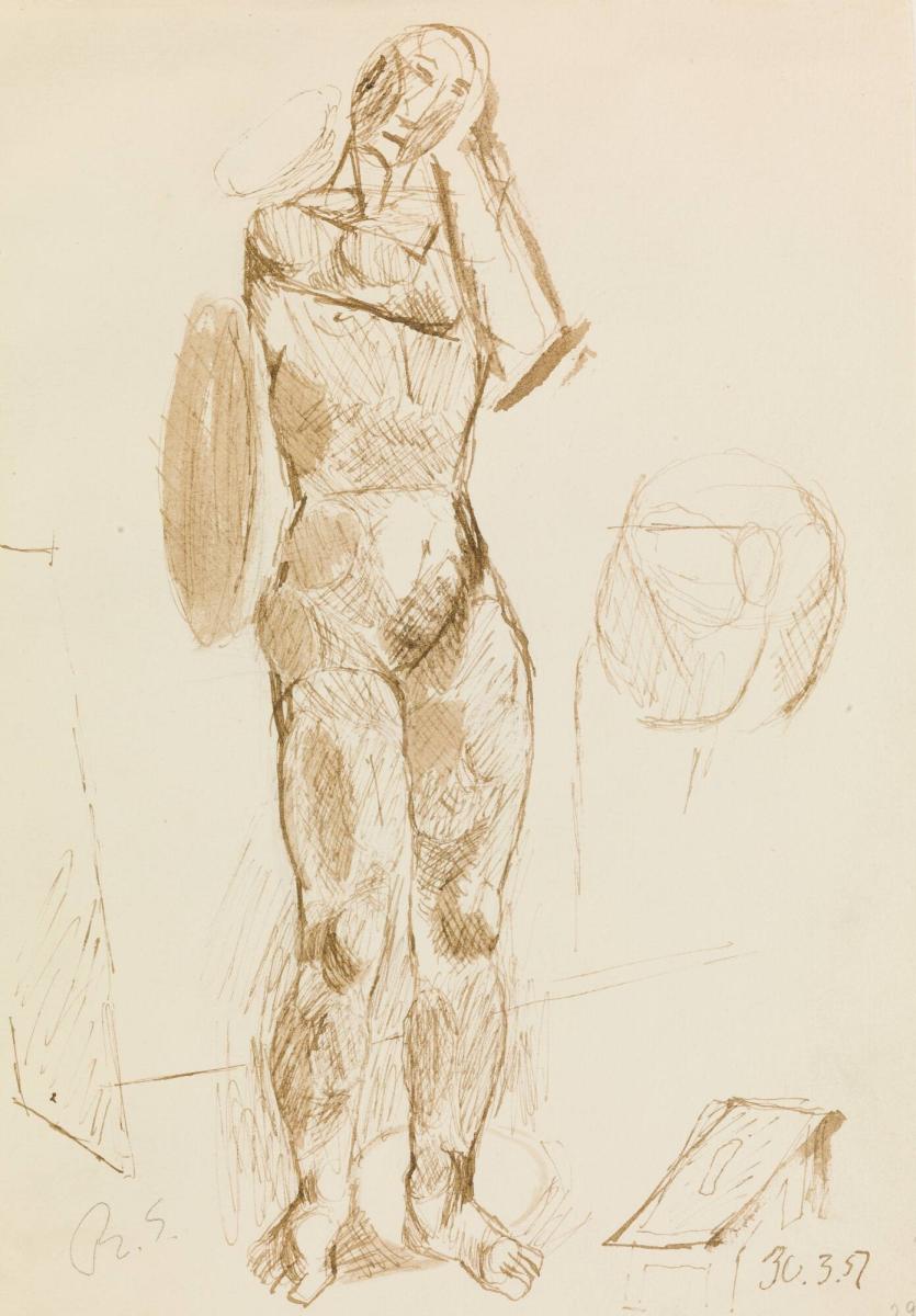 Modellstudie 3/3 1957