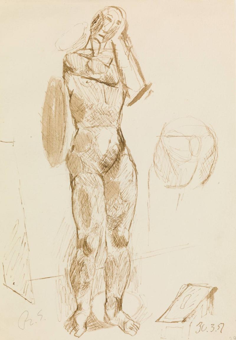 Modellstudie 3/3 1957
