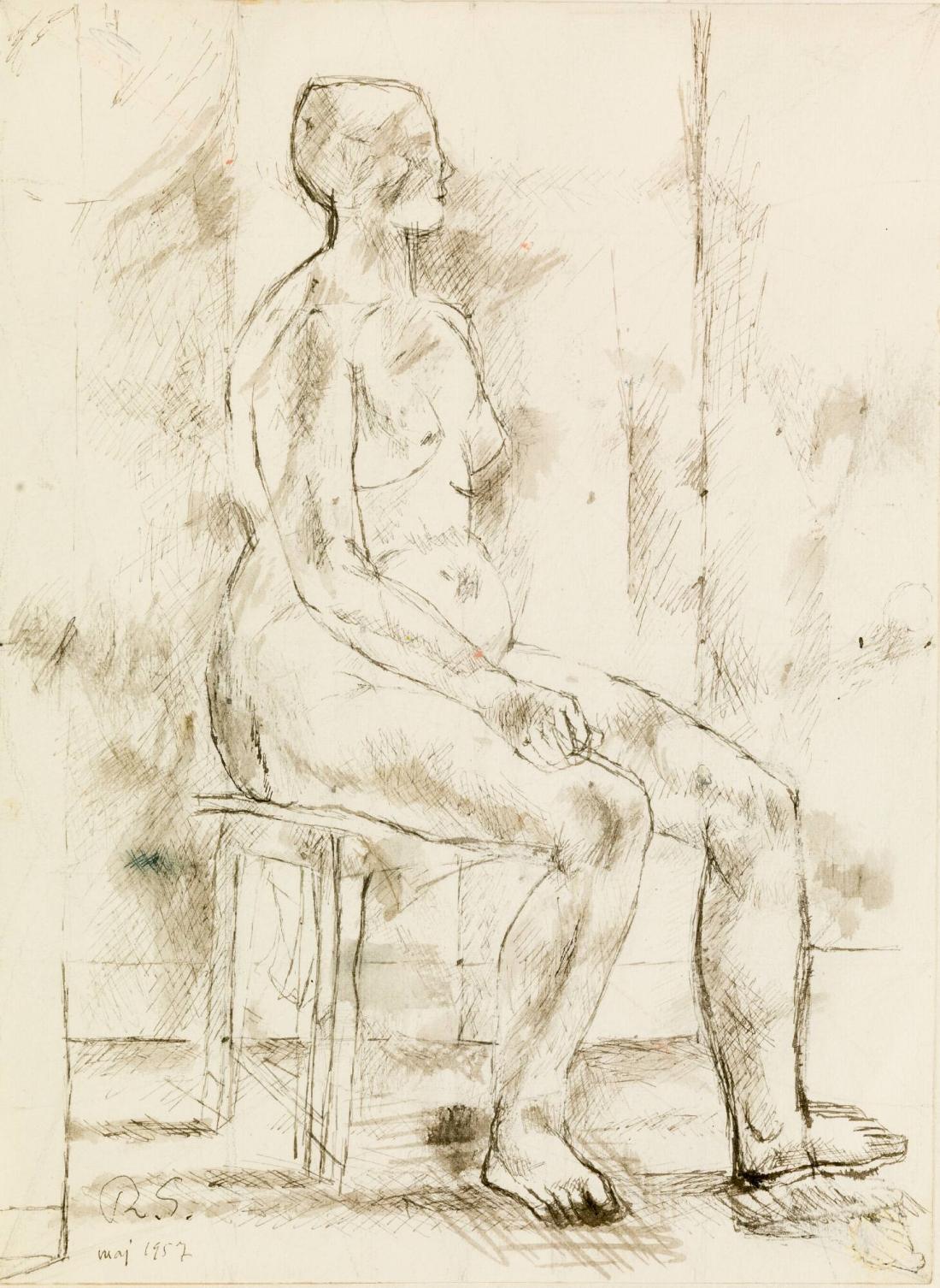 Modellstudie maj 1957