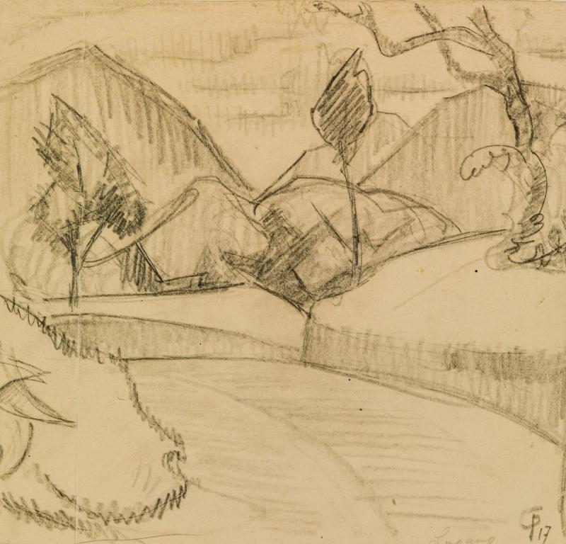 Landskap, Lugano 1917
