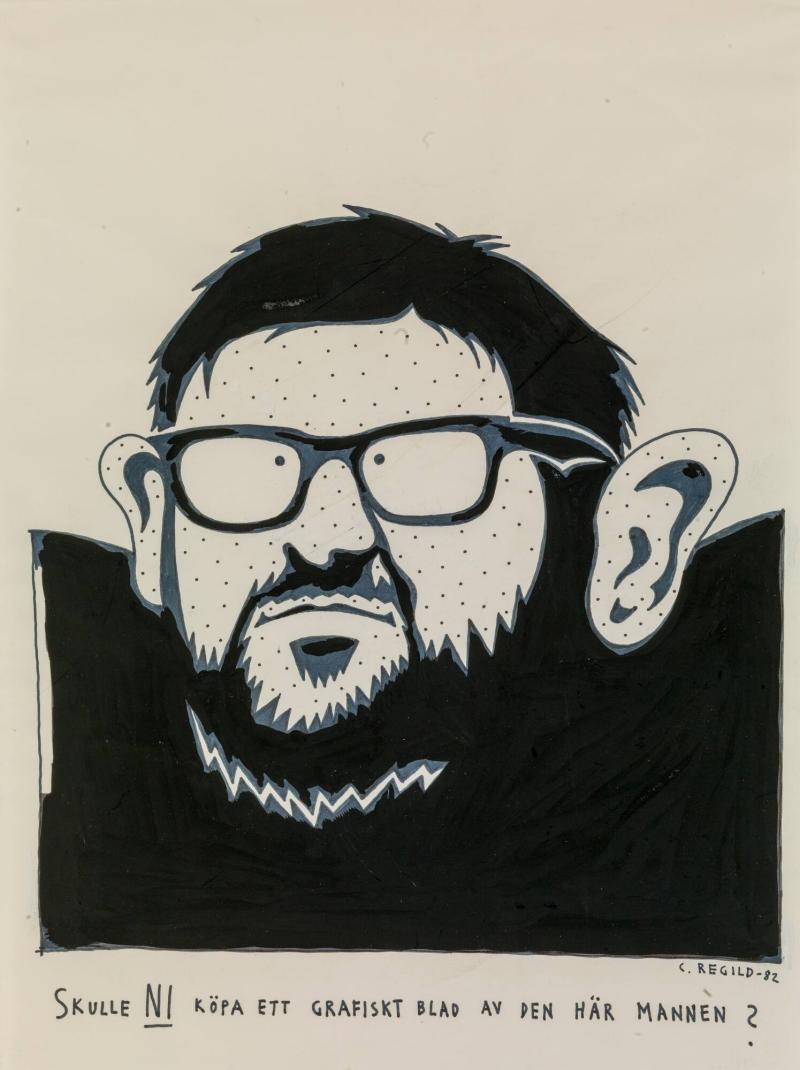 Skulle NI köpa ett grafiskt blad av den här mannen?