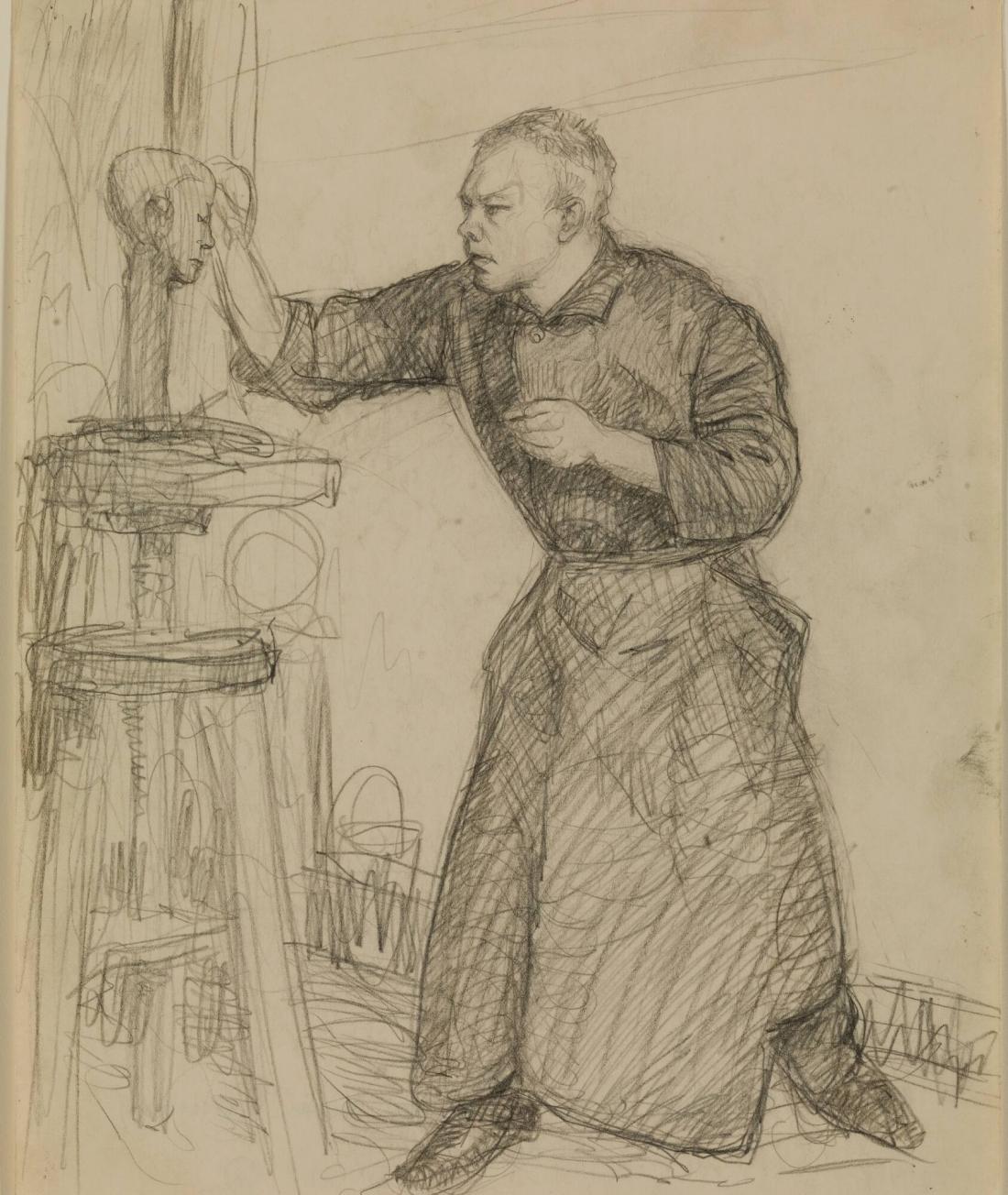 Skulptören Halvar Frisendahl