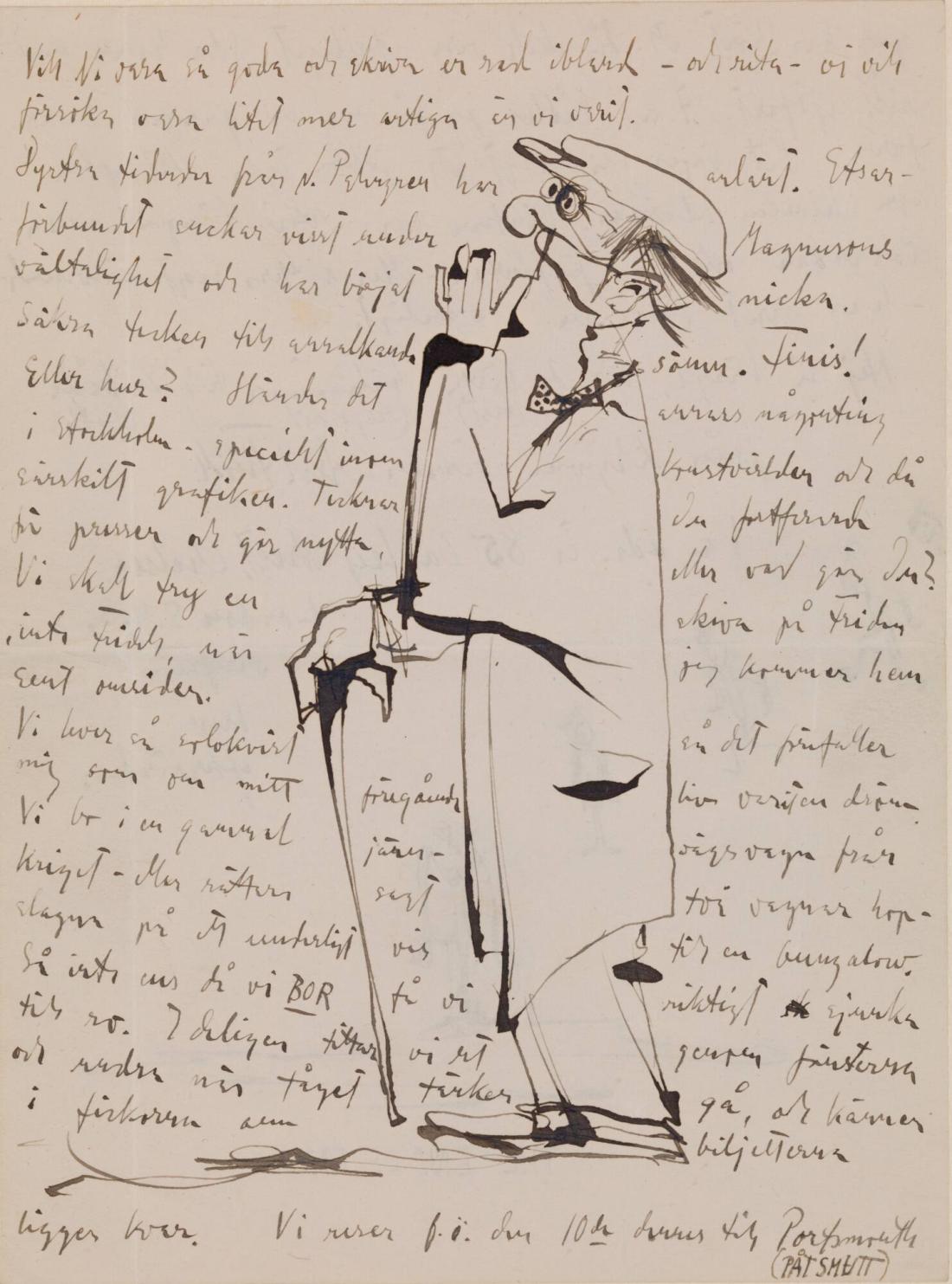 Brev till Essan o Uno Stallarholm den 29.1.29 sid 3