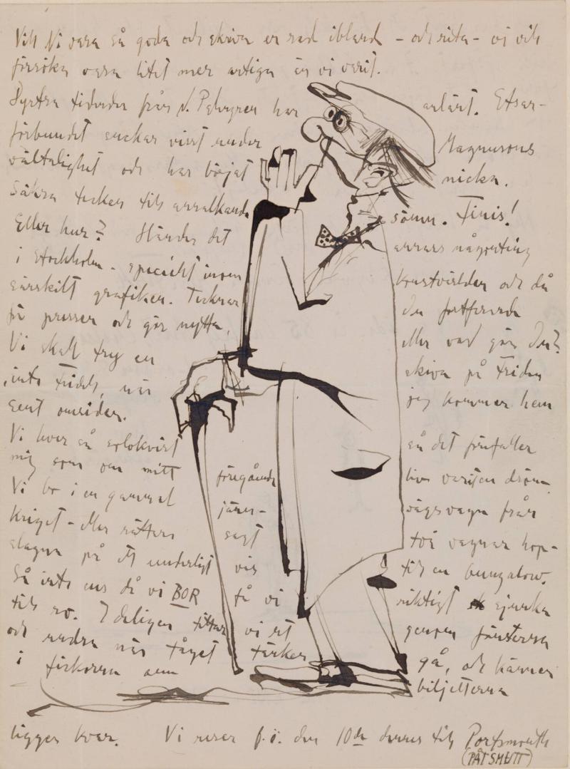 Brev till Essan o Uno Stallarholm den 29.1.29 sid 3