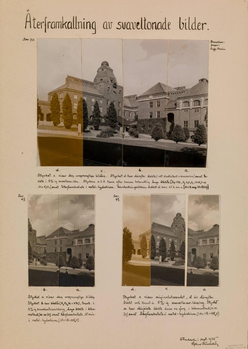 Återframkallning av svaveltonade bilder