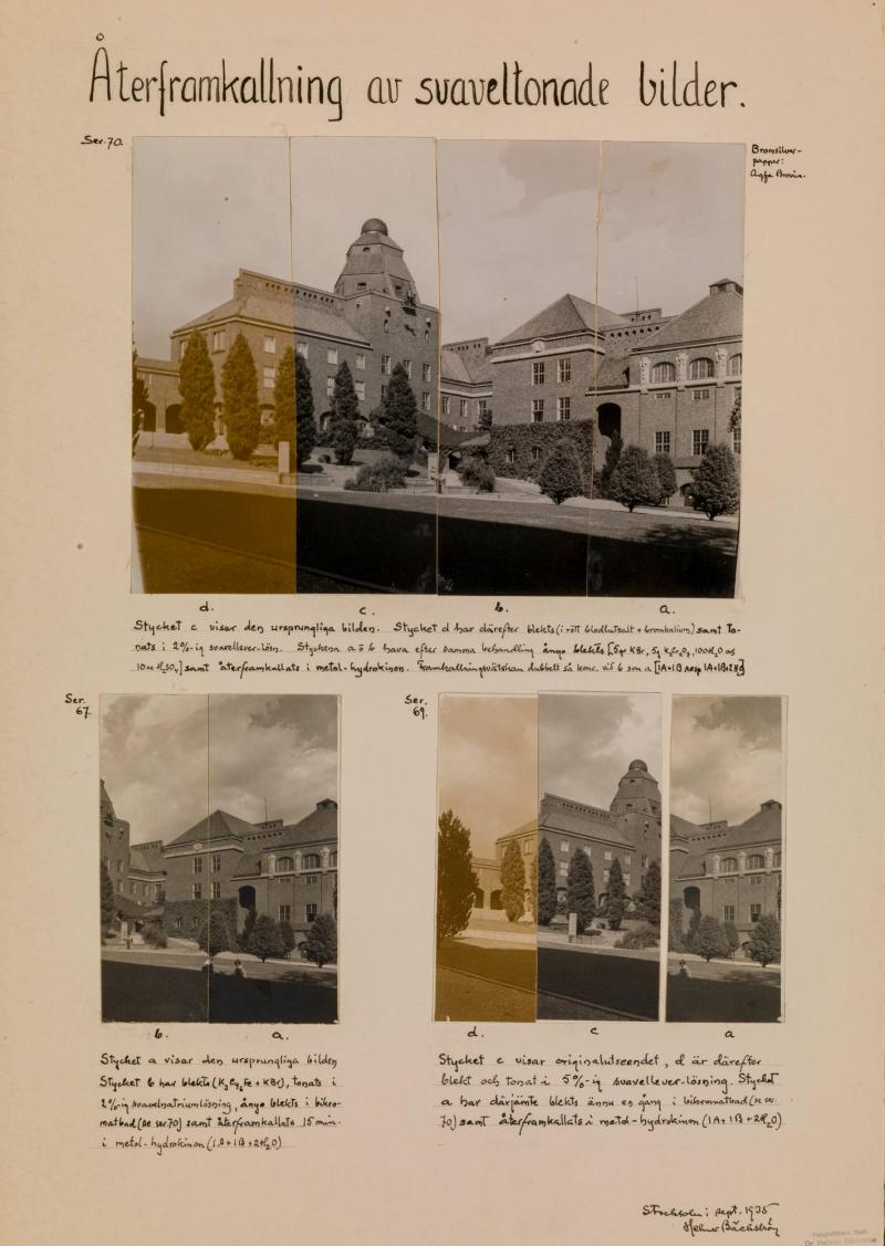 Återframkallning av svaveltonade bilder
