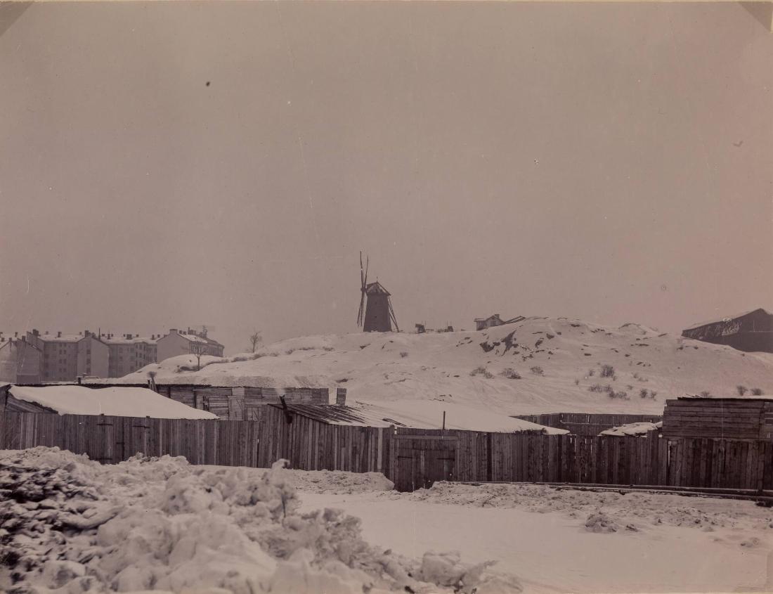 Vy över Erikbergsområdet, Stockholm