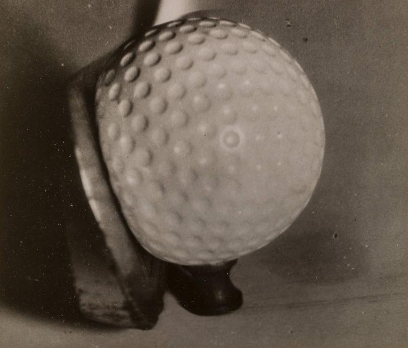 Golf Ball at Moment of Impact
