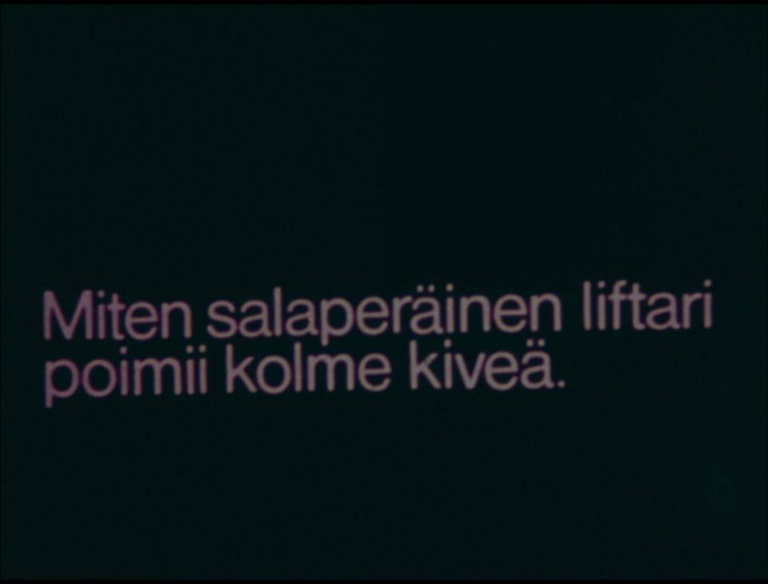 Miten salaperäinen liftari poimii kolme kiveä