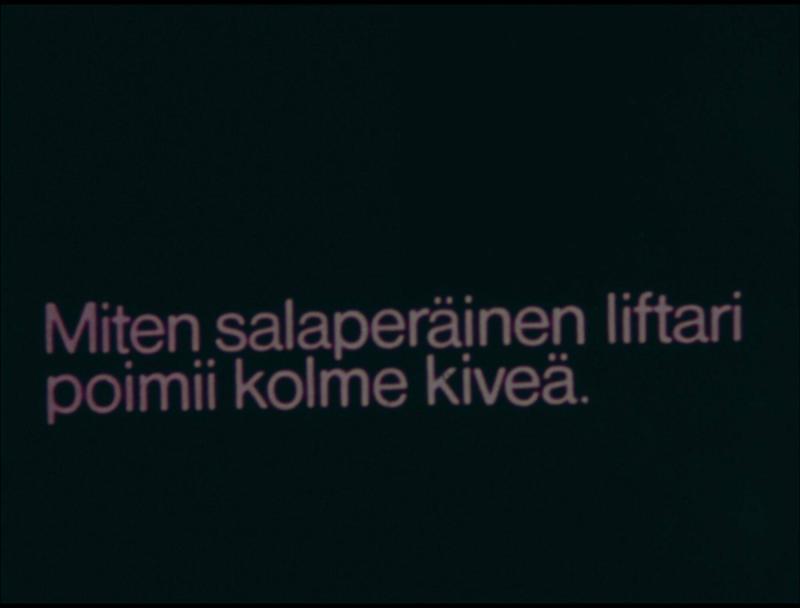 Miten salaperäinen liftari poimii kolme kiveä