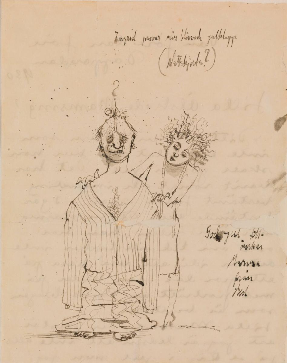 Ingrid provar min blivande julklapp