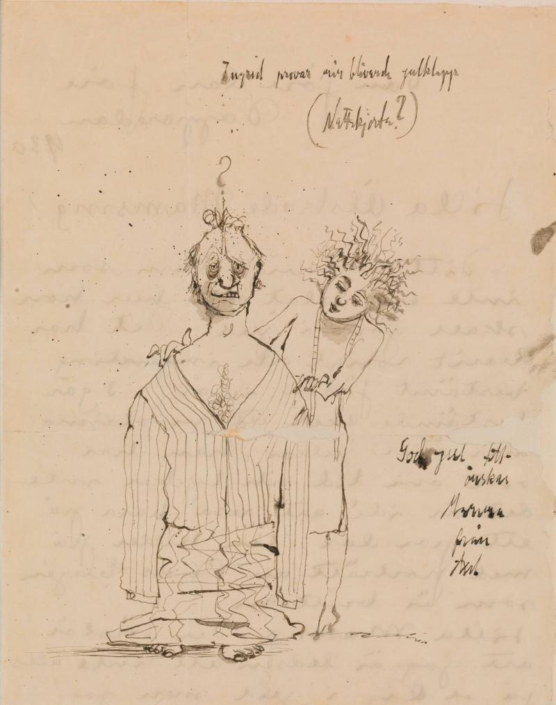 Ingrid provar min blivande julklapp